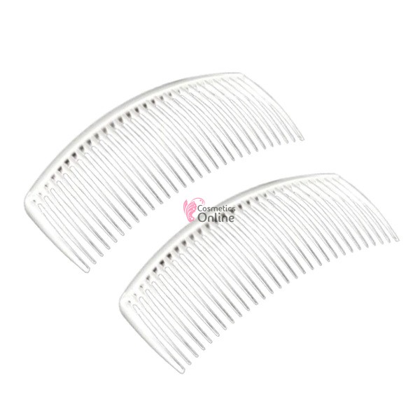 Pieptene din plastic BT003CC Transparent pentru par sau Voal de Mireasa - Mare